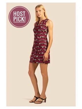 Trina Turk Zip-Front Midi Sheath Dress